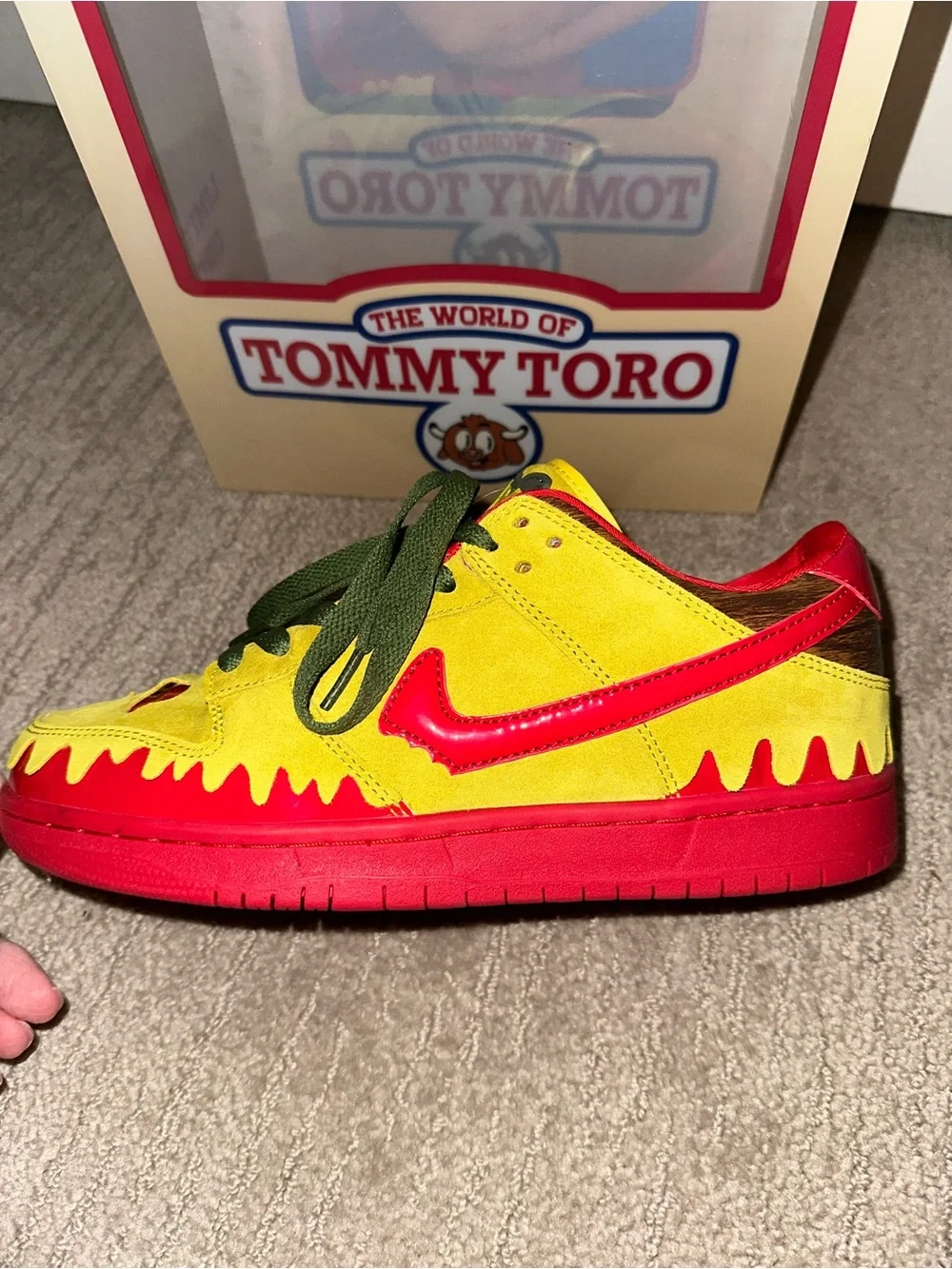 Bull Airs Poison Apple Custom SB Dunk Lows 🍎